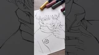 drawing inumaki toge! ️ part 1 #jujutsukaisen #shorts #anime #sketchbook #art #manga #jjk