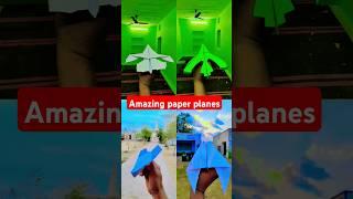 best of flying origami paper craft toys/ airplane/ planes/ jet  #paperplanes #trending #shorts