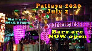 Walking Street Pattaya 2020 July 2 / PATTAYA Bars are OPEN  LK Metro Pattaya, Soi 6 Pattaya lockdown