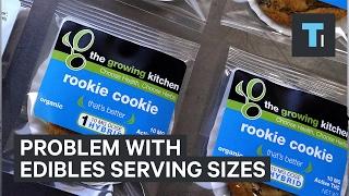 The problem with serving sizes for marijuana edibles right now