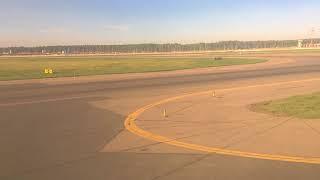 Landing Embraer 195 Saratov Airlines - To Moscow Domodedovo (Russia) DME ДМД UUDD УУДД