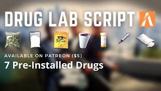 DRUG SCRIPT FIVEM | GTA 5 ROLEPLAY SERVER | ESX/QBCORE FRAMEWORK