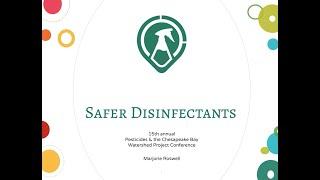 SaferDisinfectants.org Website/Tool Demo