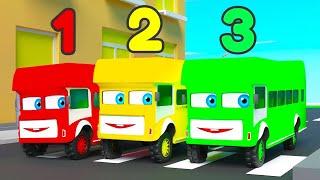 Ten Little Buses | London Bridge | Wheels on the Bus | Nursery Rhymes & Songs Collection Kids USA