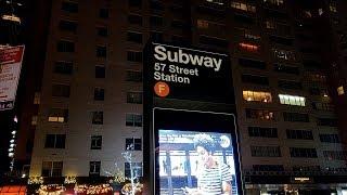 MTA New York City Subway : The Renovated 57th Street-6th Avenue Station [ IND 6th Avenue Line ]