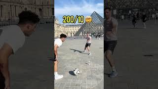 Rating Stangers at football goes Crazy ️ (best Skills !) #shorts