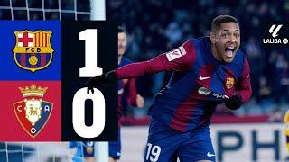 FC BARCELONA 1 vs 0 OSASUNA | LALIGA 2023/24 MD20