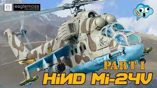 1/24 Eaglemoss Russia Mil MI-24 Hind attack helicopter build part 1