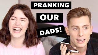 PRANKING OUR DADS! | Riyadh K & Melanie Murphy