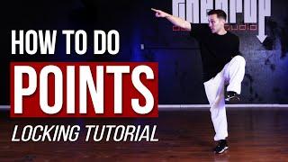 How to do POINTS Sharp and Clean (plus a Practice Drill!) | Locking Dance Tutorial