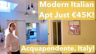 €45,000 One-Bedroom Apartment in Acquapendente, Italy - Historic Charm Meets Modern Comfort!