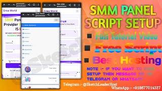 How To Make Own Smm Panel Website - #Free Script || #sketchleader