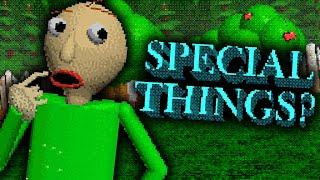 Baldi's Basics in SPECIAL THINGS? (A Roblox Game)