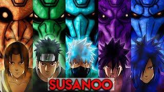 Alle Formen der Susano'o in Naruto Erklärt