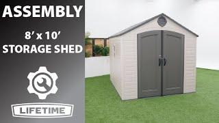 Lifetime 8' x 10' Storage Shed | Lifetime Assembly Video