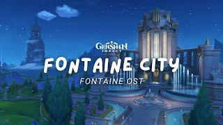 An Evening in Fontaine  Relaxing Genshin Impact Music | OST 原神 [No Mid-Roll Ads]