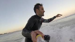 Muizenberg beach, surfers corner. GoPro, drone and webcam surf teaser