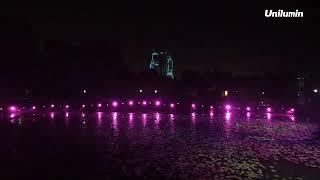 Unilumin light show in an ancient village