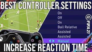 FIFA 21 - Best Controller Settings To INCREASE Reaction Time / Give You An ADVANTAGE/WINS