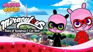 Peppa Pig and George became Ladybug and Cat Noir ‍⬛ | Avatar World | LIVE