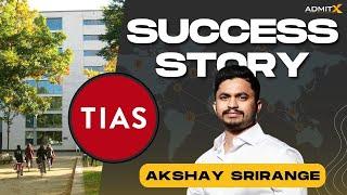 Student Testimonial | TIAS School of Business and Society Netherlands | Akshay Srirange | AdmitX