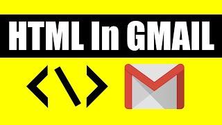 How to insert HTML CODE in Gmail Email Composer | How to use HTML Template in Gmail