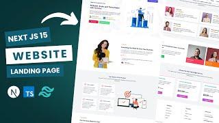 Build a Responsive Next.js 15 Website with TypeScript & Tailwind CSS