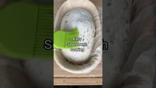 Easy sourdough scoring #sourdoughbread #sourdoughbread #scoringbread #homemadebread