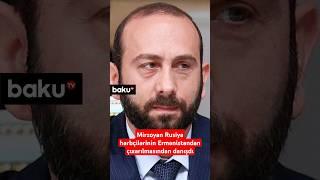 Mirzoyan Rusiya hərbçilərinin Ermənistandan çıxarılmasından danışdı | Üzərimizdəki öhdəlikləri...