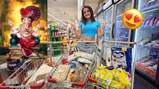 Lots of Sweets for Ganpati Bappa Hartalika & TijSpecial Super Market Shopping 2024 By Bindass Kavya