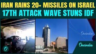 Breaking: Iran BOMBS Israel's Haifa | SHOCKING Video Shows Iran Launching 17th Wave of Attacks