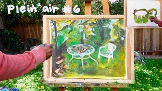 plein air #6 || backyard session using negative space.