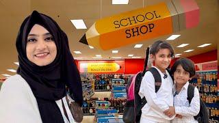 School Supplies shopping for Marwah & Abdul Rahman!