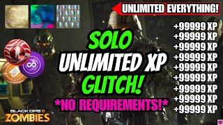 BO6 GLITCH - EASY SOLO UNLIMITED XP GLITCH (NO REQUIREMENTS) CAMOS/XP/GOBBLEGUMS! BO6 ZOMBIES GLITCH