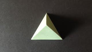 How to Make Pyramid Paper Block out of Paper