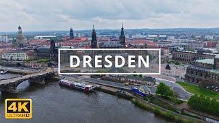 Dresden , Germany  | 4K Drone Footage (With Subtitles)