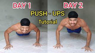 How to do PUSHUPS ? ( Easy Push-ups Tutorial ) @kuwar_amritbir_singh