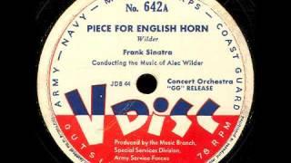 V-Disc 642  Frank Sinatra conducts the music of Alec Wilder