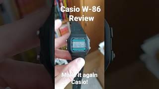 Casio W-86 WatchReview #casio #casioW86 #watch #review #digitalwatch #bestwatch