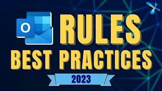 How To Manage Outlook Rules - Best Practices - 2023 | Efficiency 365