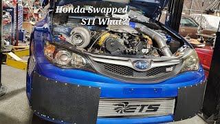 Honda J Series Swapped Subaru STI. What?!