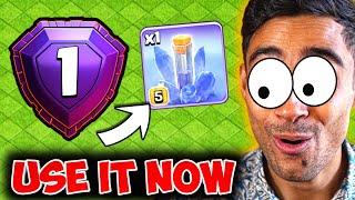 Legend Day After UpdateWith New Spell . Clash of Clans.