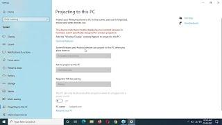 How to Fix if Projecting to This PC is Greyed Out & Disabled in Windows 10 Laptop and Desktop