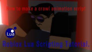 How To Making Crouch/Crawl Button For You Roblox Game (Easy)