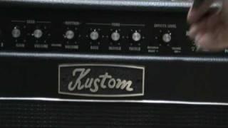 KUSTOM KG212FX AMP CLEAN SOUND.wmv