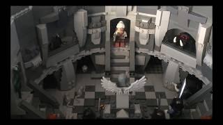 ЛЕГО Ведьмак самоделка, битва в эльфийской гробнице.LEGO Witcher MOC Elven tomb