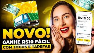 LANÇOU! TOP APLICATIVO DE JOGUINHO DIVERTIDO E TAREFAS ONLINE PRA GANHAR DINHEIRO EM DÓLAR