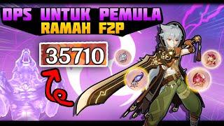 DPS Untuk Pemula RAMAH F2P Penjelasan Lengkap Razor Build - Genshin Impact