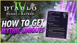 Diablo 4 - Season 6 Mythic Unique Full Farming Guide Vessel of Hatred