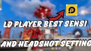 LD PLAYER BEST SENSI FOR HEADSHOT FREE FIRE ||BEST VERSION OF LD PLAYER FOR FREE FIRE FOR LOW END PC